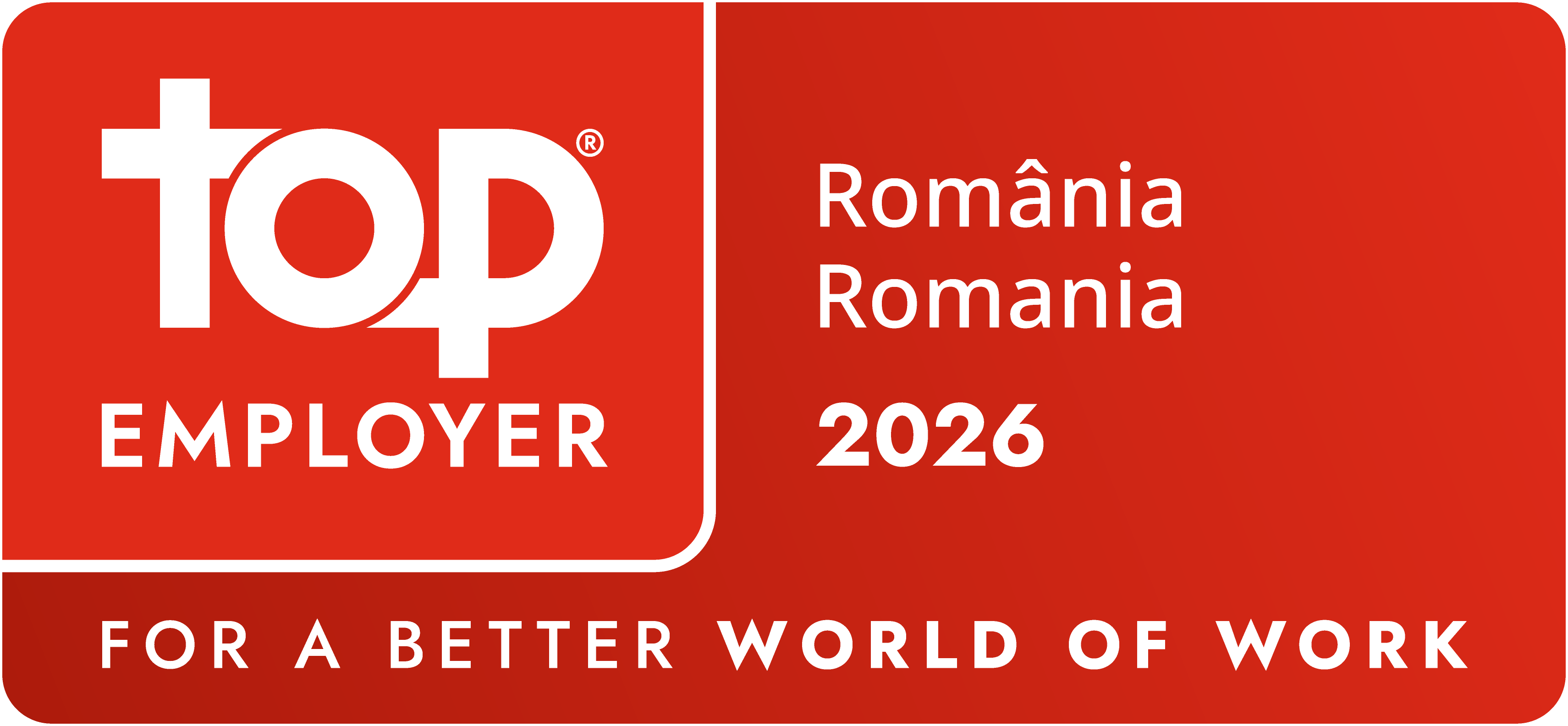 Top Employer România 2026. Certified excellence in employee conditions